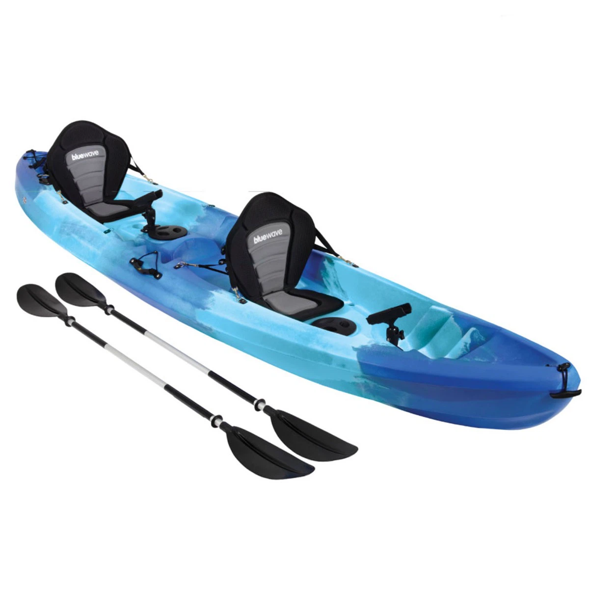 Convoy Light Blue & Blue Double Sit On Top Kayak Package – photo 2