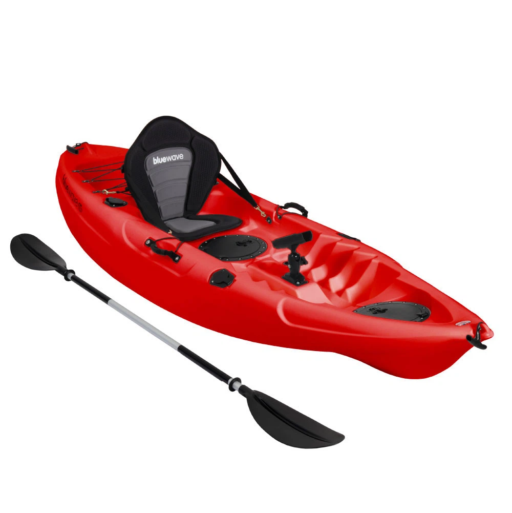 Crest Red Sit On Top Fishing Kayak Package – photo 2