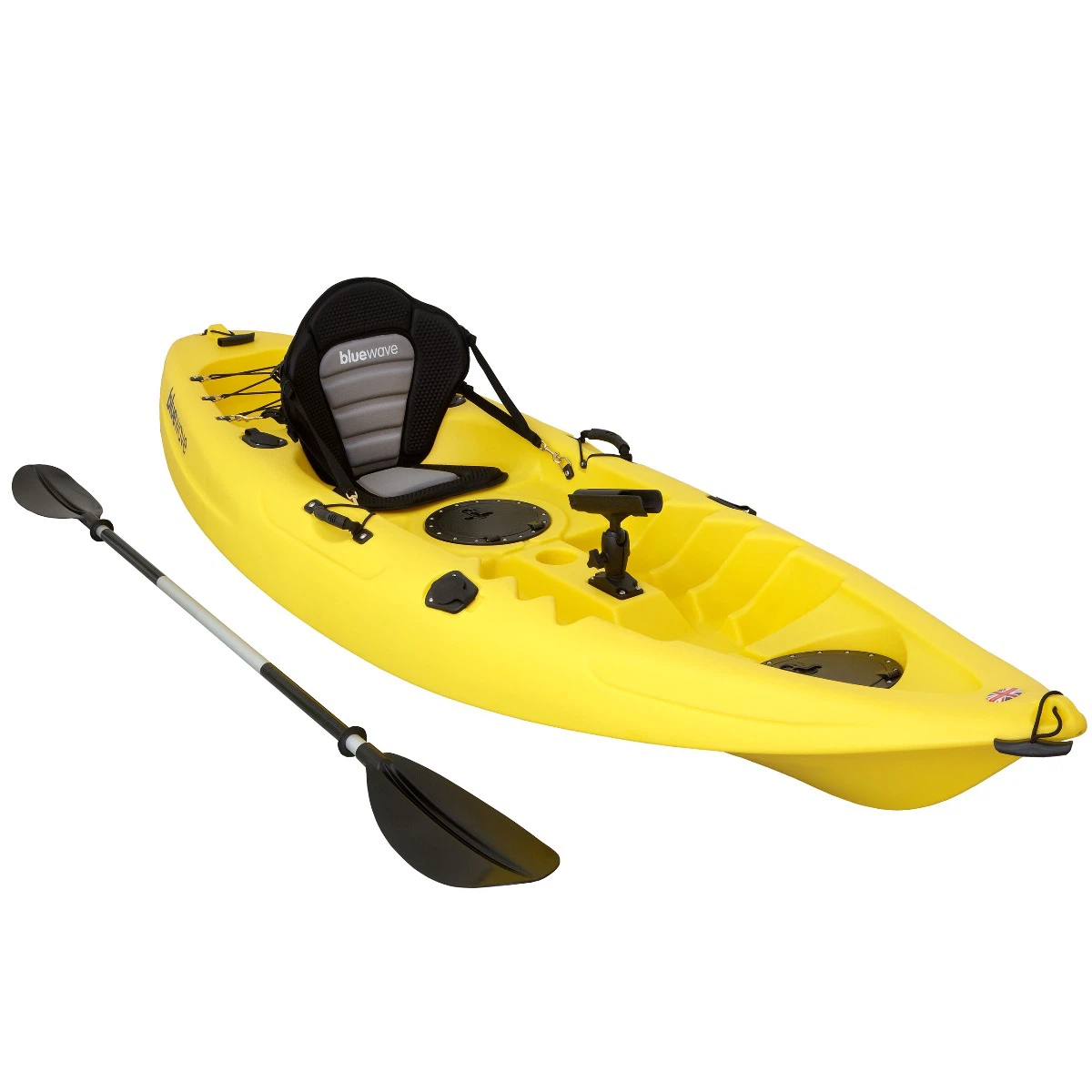 Crest Yellow Sit On Top Fishing Kayak Package – photo 4