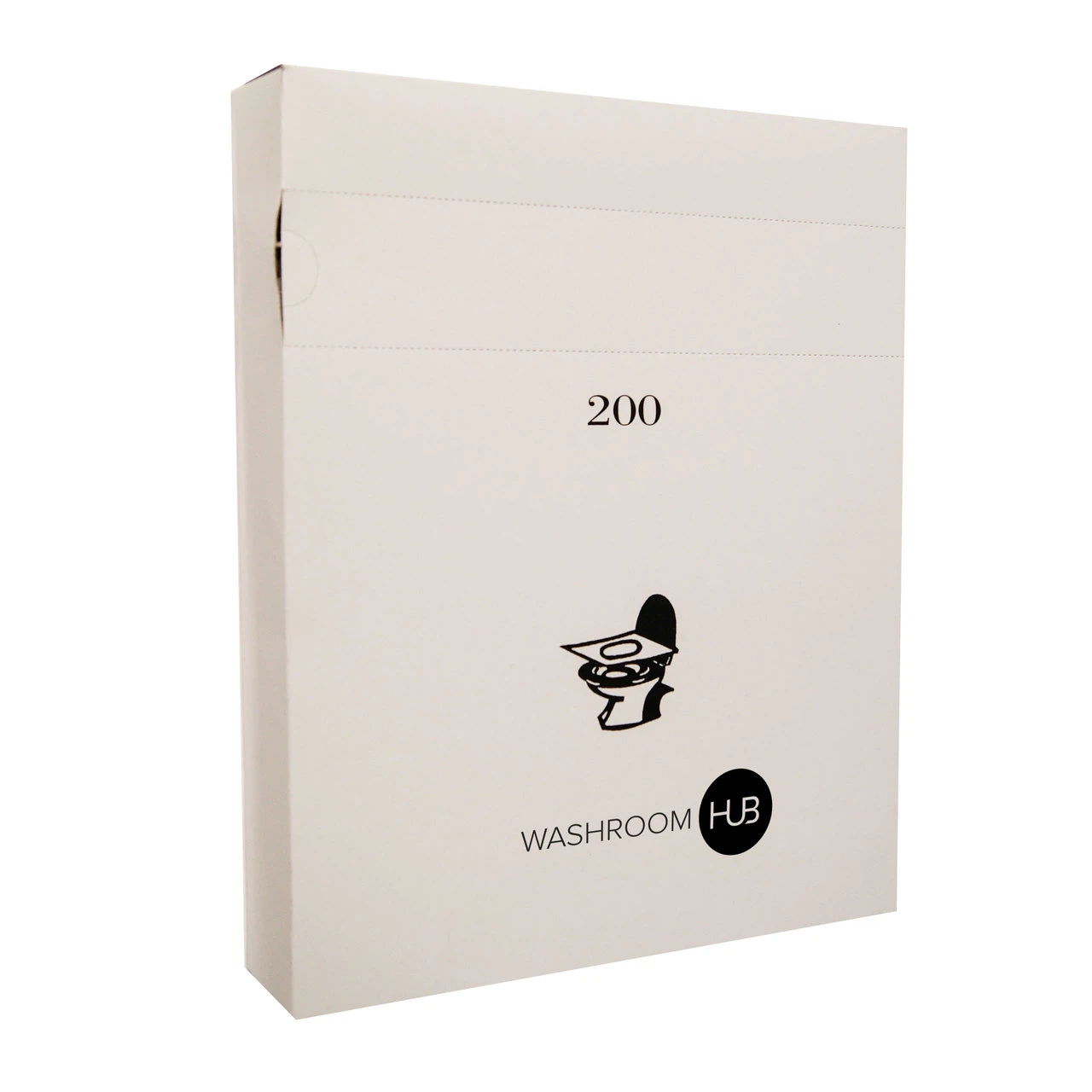 Disposable Paper Toilet Seat Covers - Box of 200 WRC-0VCW/20R