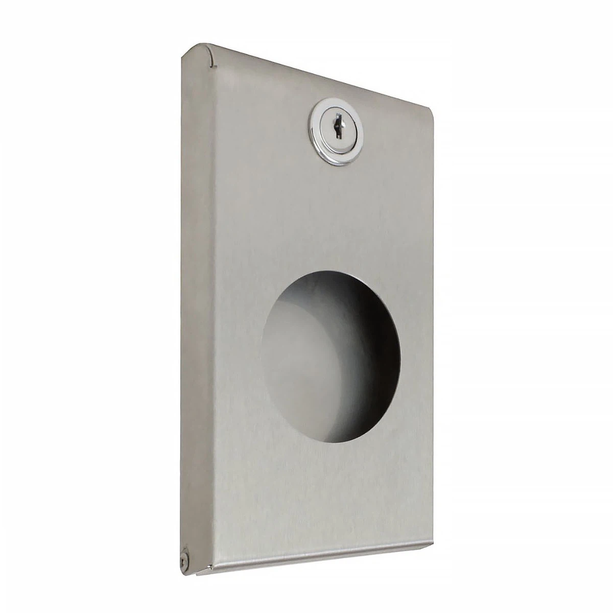 Smart Brushed Stainless Steel Sanitary Bag Dispenser | Lockable Unit ...