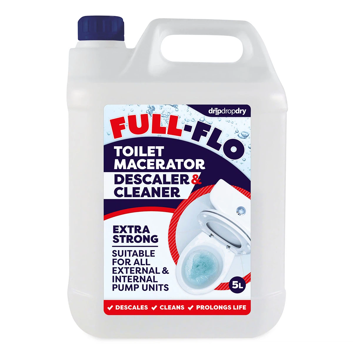 FULL-FLO Toilet Macerator Descaler & Cleaner Saniflo Compatible CL-FFMC ...