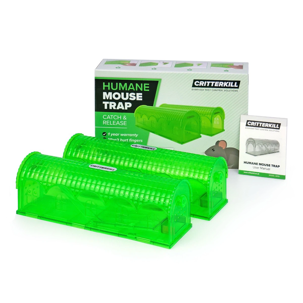 Humane Mouse Trap 2 Pack