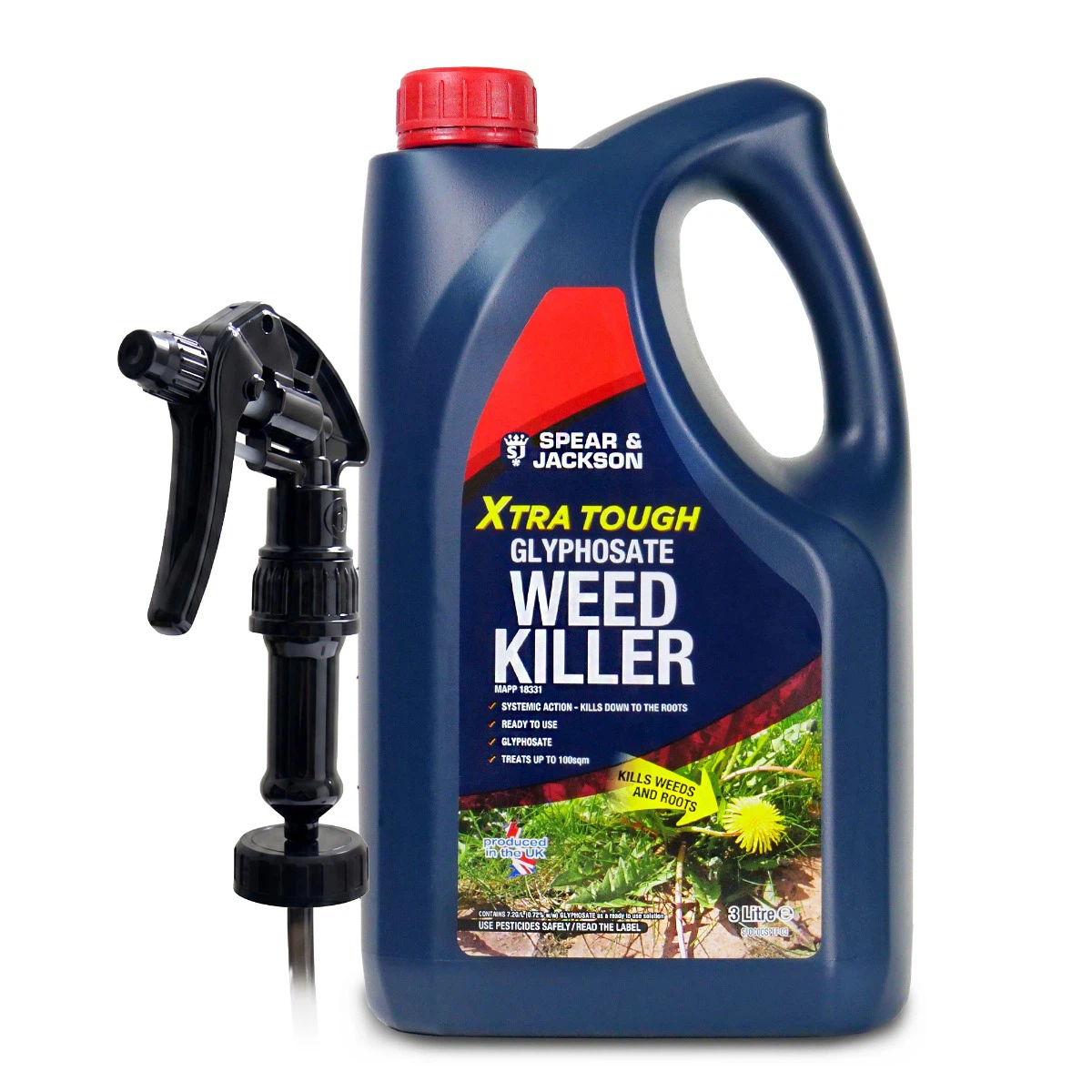 Spear and Jackson Xtra Tough Weed Killer 3L